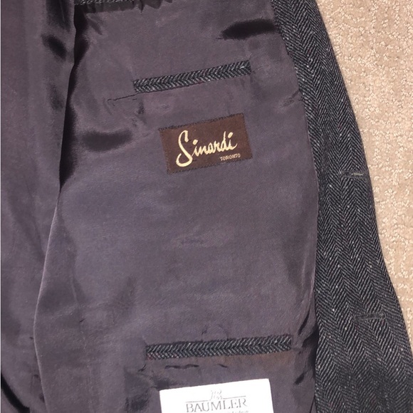 Sinardi Baumler Blazer Wool Men's size 46R - Picture 9 of 9